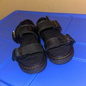 DR. MARTENS AirWair (SoftWair) Kyle Leather Sandals - Size 12